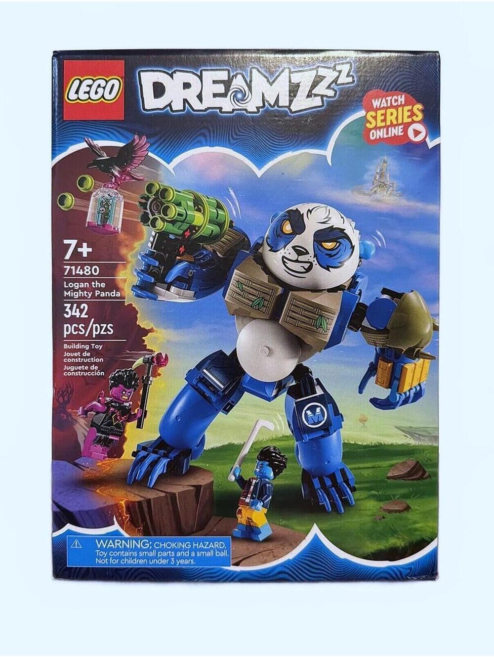 LEGO Dreamzzz Logan The Mighty Panda 71480 2-in-1 Building Toy 342 Pieces NIB